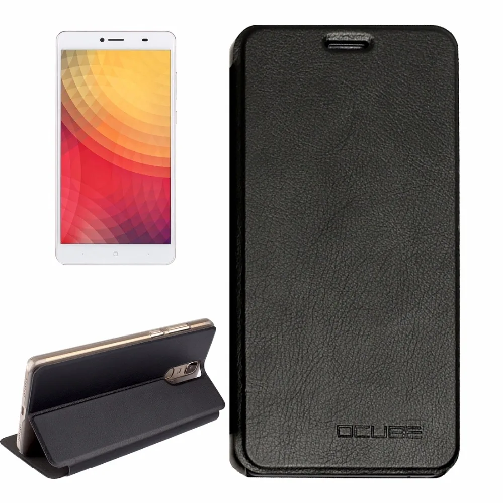 Чехол книжка OCUBE Doogee Y6 Max защитный чехол с горизонтальной текстурой на весну