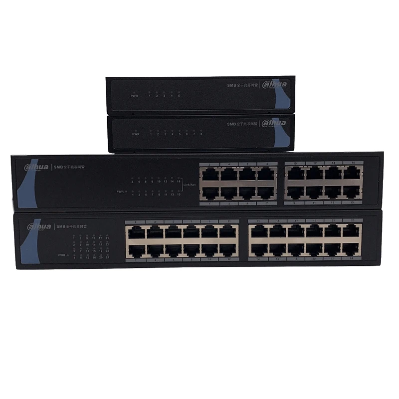 Dahua 5/8/16-Port Gigabit Switch (Unmanaged) DH-S3000C-5GT S3000C-8GT S3000G-16GT | Безопасность и защита