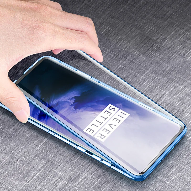 Manderm чехол для телефона на OnePlus 7 Pro OnePlus7 360 градусов Полная защита тела Магнитный