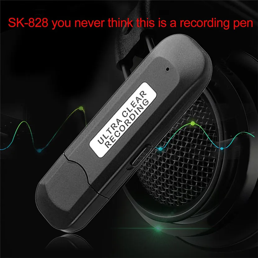 Ручка для записи 8G/16G SK 828 Многофункциональный компактный рекордер портативный u