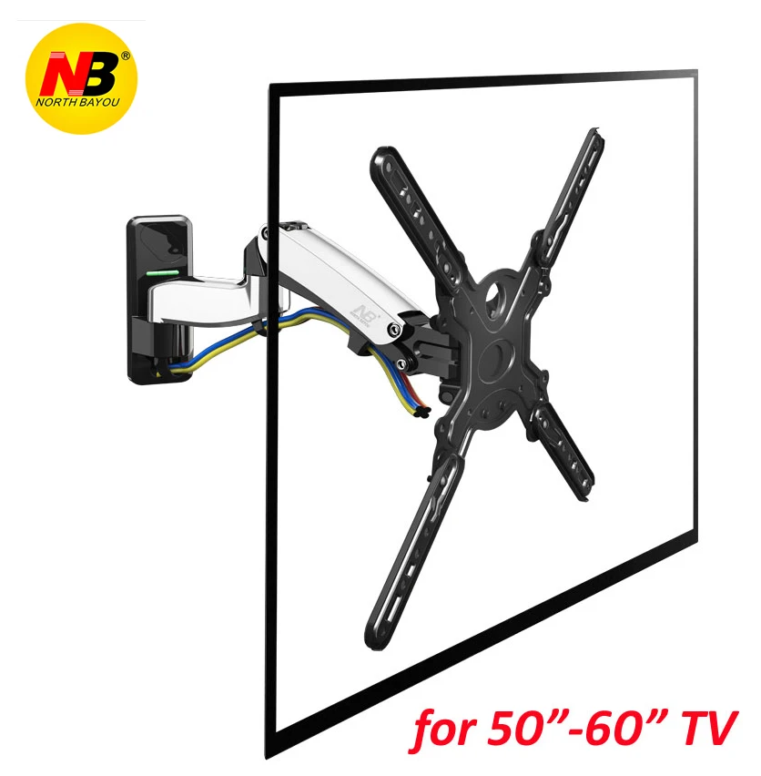 NB F500 газовая пружина 50 60 дюймов LED ТВ настенный держатель монитора эргономичное