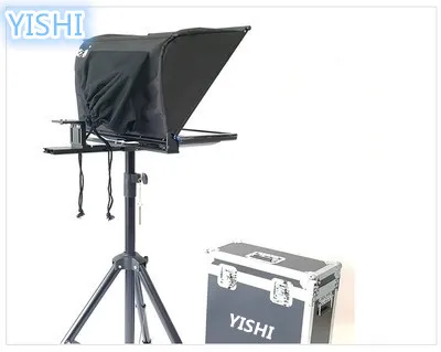 YISHI 20-дюймовый складной Портативный телесуфлер для Новости Интервью конференции речи студия специальная телесуфлер речи читателя
