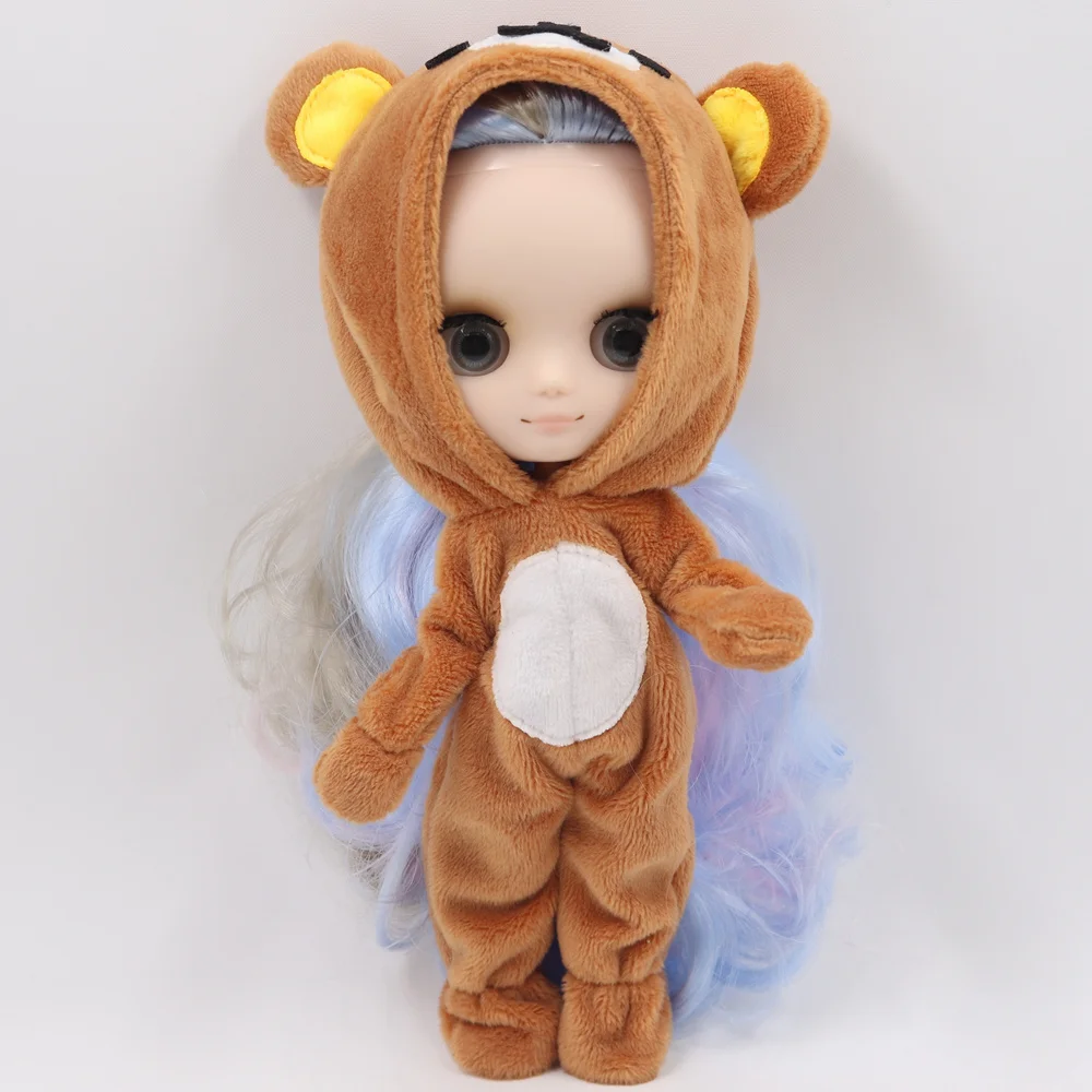 Наряд для куклы Middie Blyth Rilakkuma костюм медведя 20 см 1/8 BJD | Игрушки и хобби