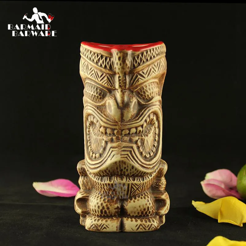 Tiki ugs Коктейльная чашка пивная винная Кружка Керамическая Tiki кружки художественные ремесла креативные Гавайские кружки