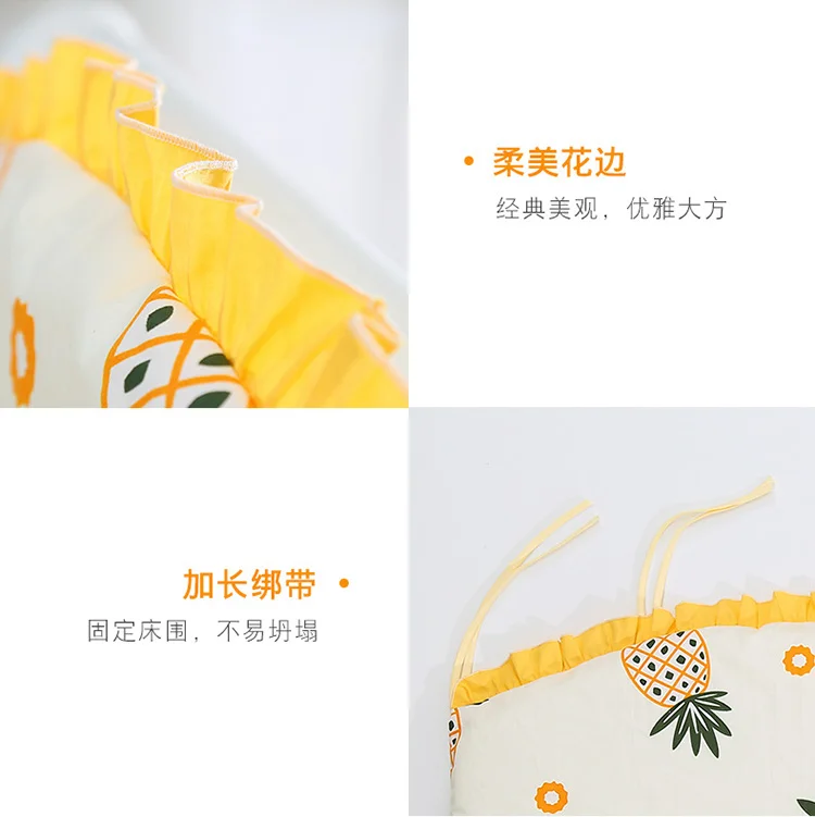 6pcs/Set Baby Bed Bumper set Baby Crib Protector Cot Around gift for newborn baby Girl Boy crib bedding set toddler bedding