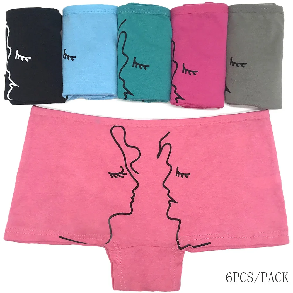 

Трусики Mafurier женские хлопковые, пикантное нижнее белье для мальчиков, 6 шт./комплект