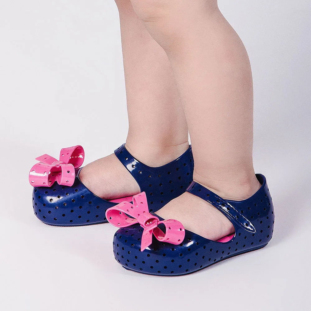 Мини Melissa Furadinha XI новинка 2019 оригинальные прозрачные сандалии для девочек детские