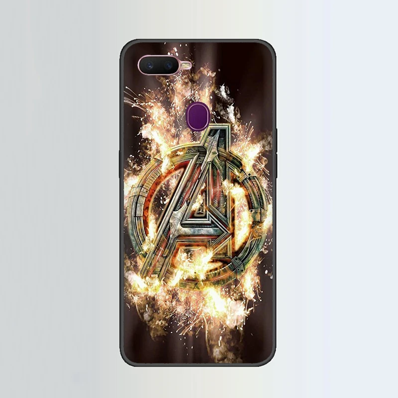 B2 Марвел Супергерои из “Мстителей” силиконовый чехол для телефона для OPPO R17 R15 F11 Pro R11 R9 S A77 A73 A83 A7 A37 A59 A5 - Цвет: B2