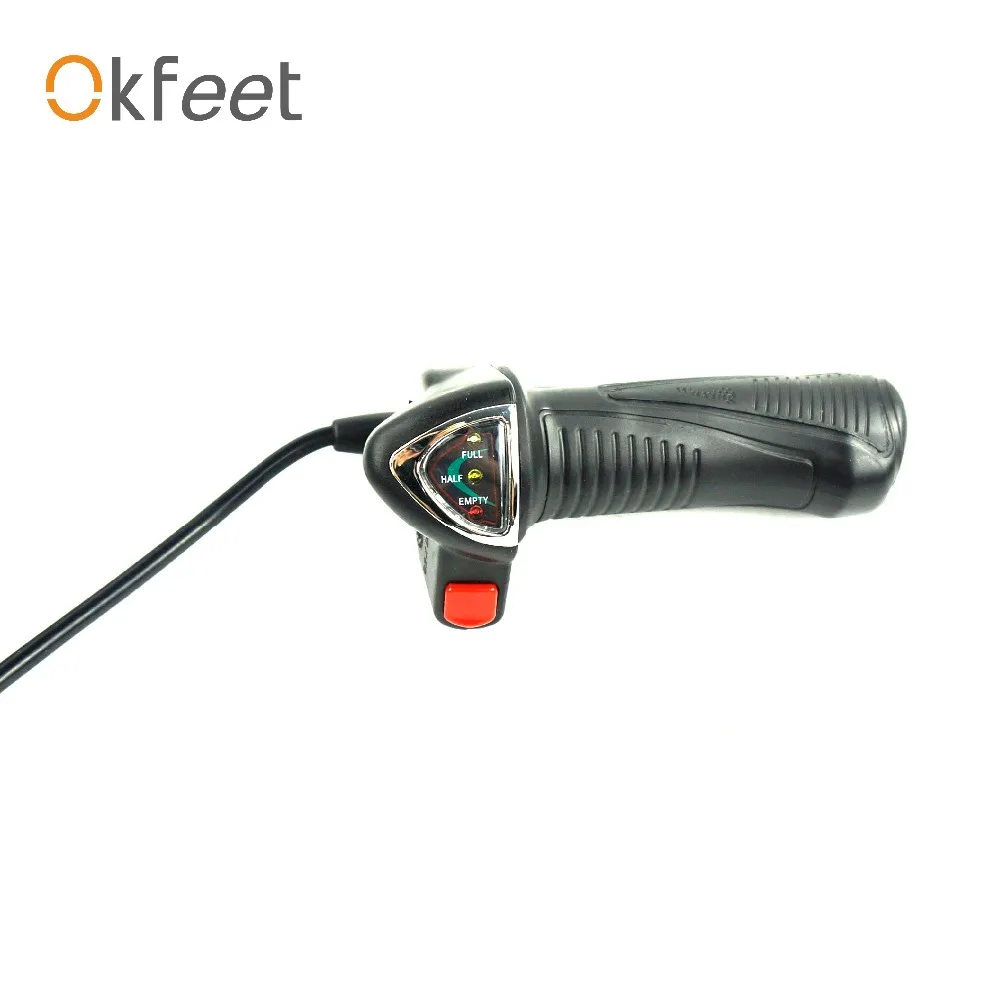 Okfeet Wuxing 62DX Твист дроссельной заслонки Электрический велосипед Ebike 5 ручка булавка