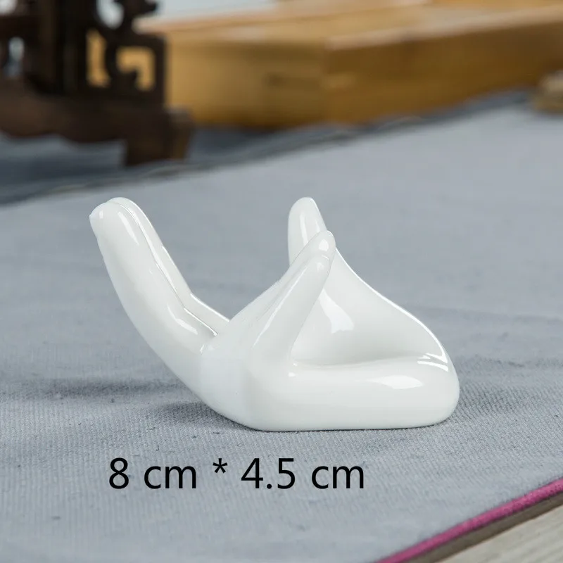 White porcelain hand Керамические животные птицы фигурки украшения для дома аксессуары скандинавские винтажные украшения для дома орнамент E - Цвет: White porcelain hand