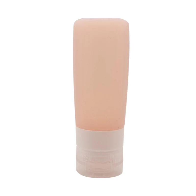 Light Pink 85ml 85 мл дорожная бутылка для шампуня, силиконовые многоразовые бутылки для крема, лосьона, пустой косметический контейнер, портативные многоразовые бутылки для шампуня - Цвет: Light Pink 85ml