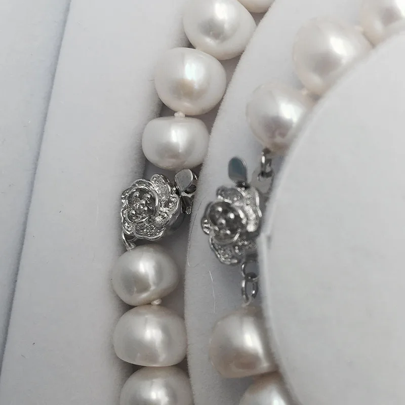 Женский набор украшений Sinya ожерелье из пресноводного жемчуга серьги браслет