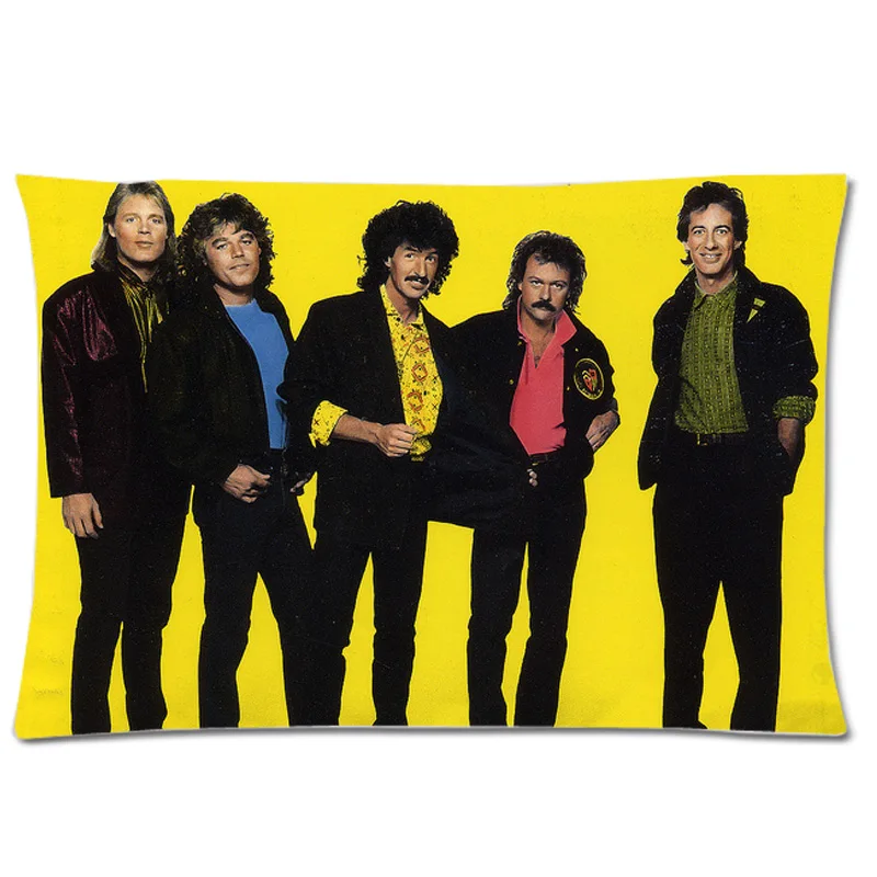 REO Speedwagon Two Side Pillow Cover Decorative Case Polyester Slip Rectangle Pillowcase 20*30 Inch | Дом и сад