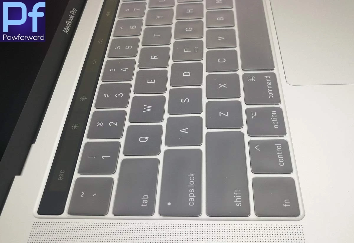 Силиконовый защитный чехол для клавиатуры MacBook Pro с сенсорной панелью 13 дюймов и 15