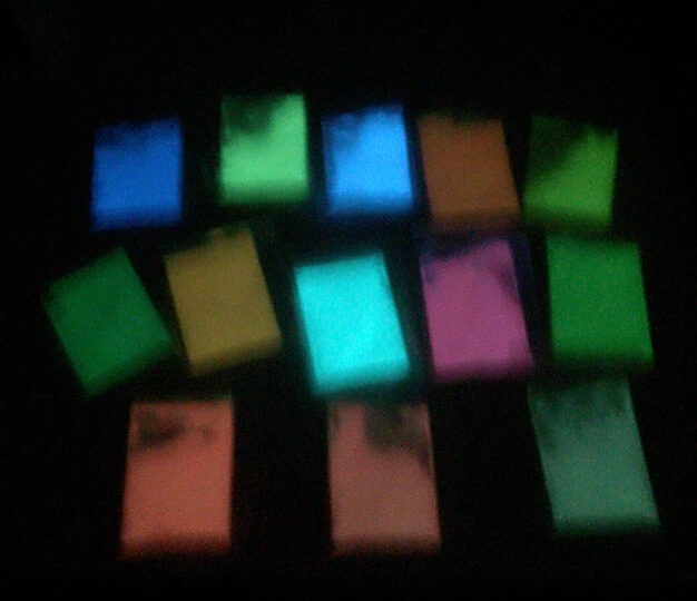 13 видов цветов отсутствие радиации светящийся яркий порошковый флуоресцентный