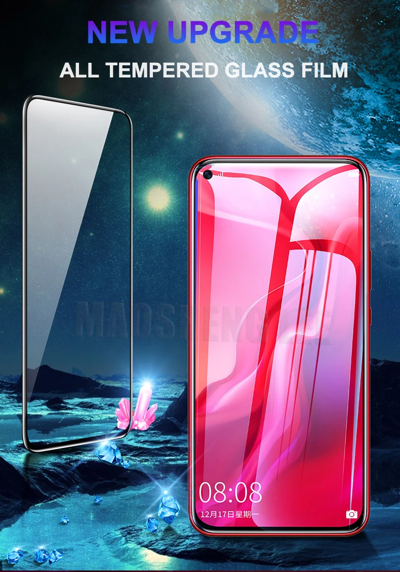 Новинка 9D закаленное стекло для huawei Honor 20 Pro View 20 защита экрана полное покрытие закаленное стекло для huawei Honor V20 стеклянная пленка