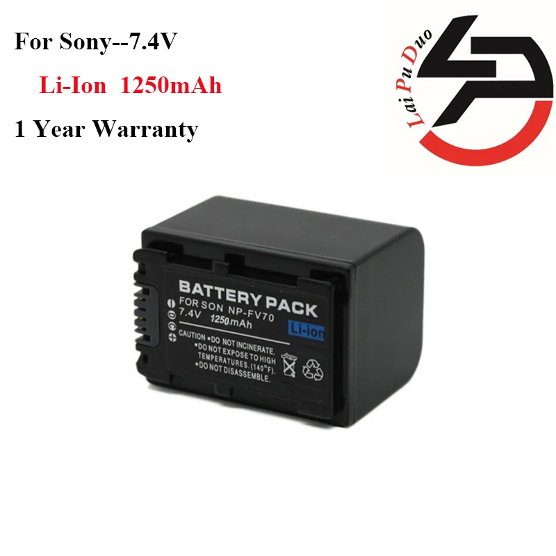 

1250mah 100% brand new Replacement Camera Battery For Sony NP-FP50 NP-FP70 NP-FP71 NP-FP90 ACC-TCP5 BC-V500 DCR-HC16 HDR-HC3