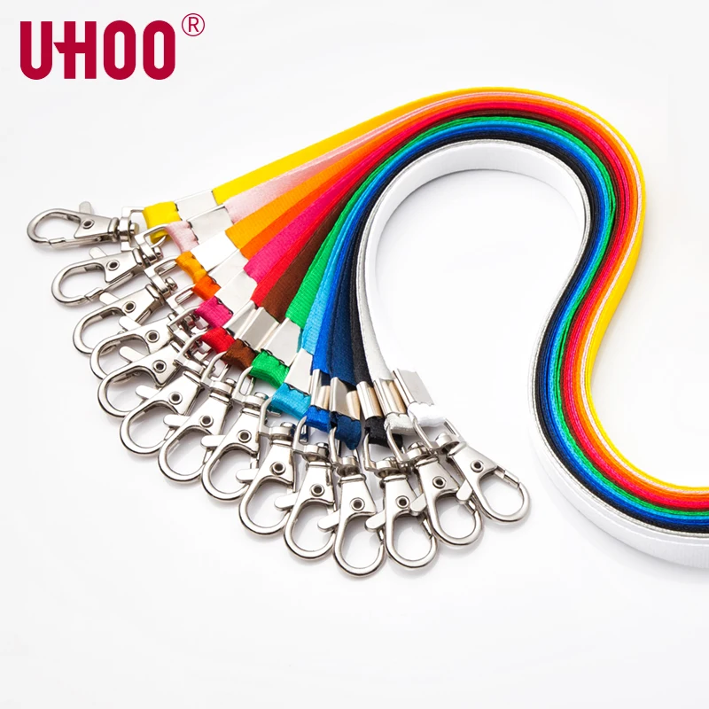100 шт. UHOO 6741 10 мм шнурок карабин для идентификационных карт|badge holder|name badge holderlanyard for