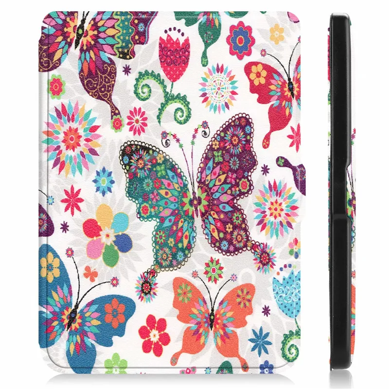 Для Kobo Clara Clear HD Funda Ultra Slim Smart Cover кожаный чехол с принтом для KOBO Clara Clear HD 6 дюймов с автоматическим сном/пробуждением