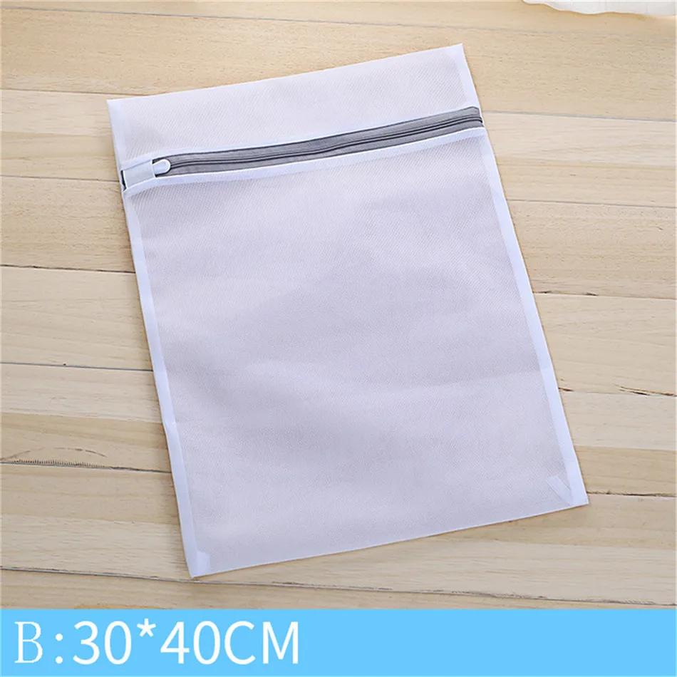 Mesh Laundry Bags for Washing Machine Travel Clothes Storage Net Zip Bag for Wash Bra Stocking and Underwear