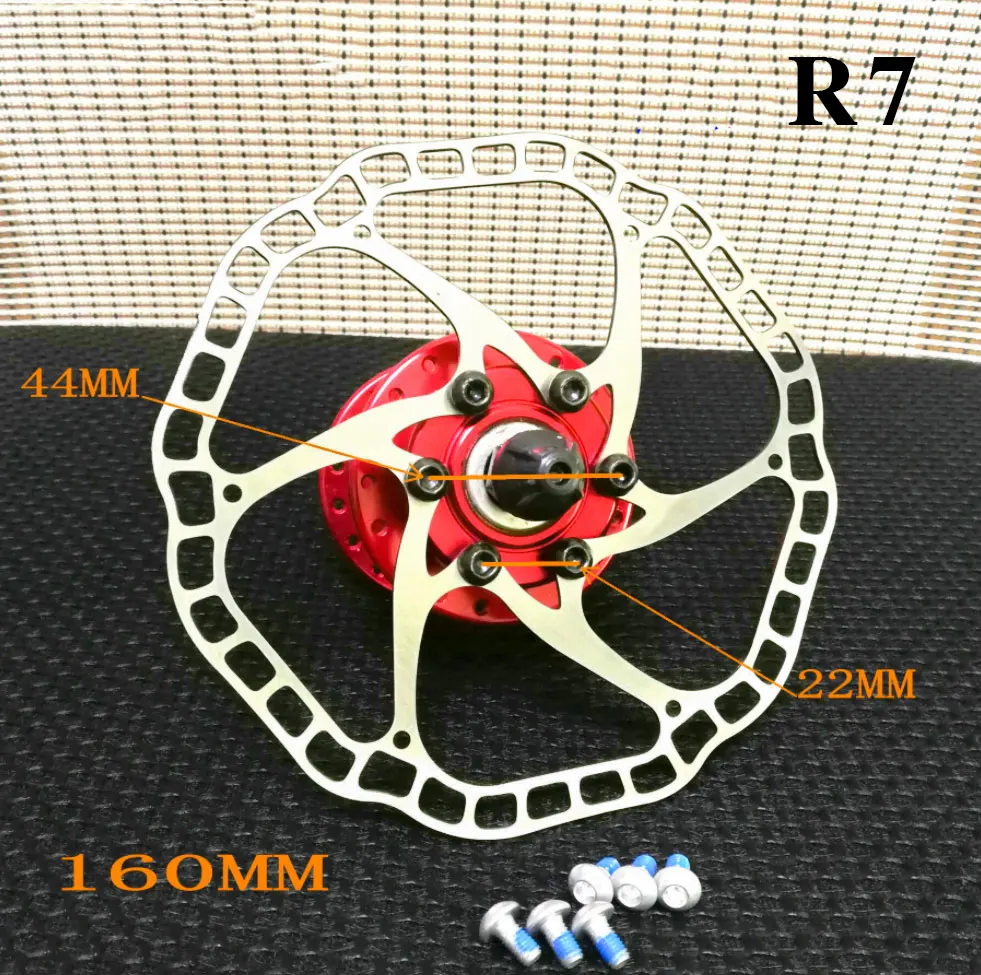 

Bicycle Hydraulic Disc brake Rotors MTB bike Road Racing Bike Brake Disc Rotor 140mm 160mm 44mm 6 bolts brake disc mtb 160 mm