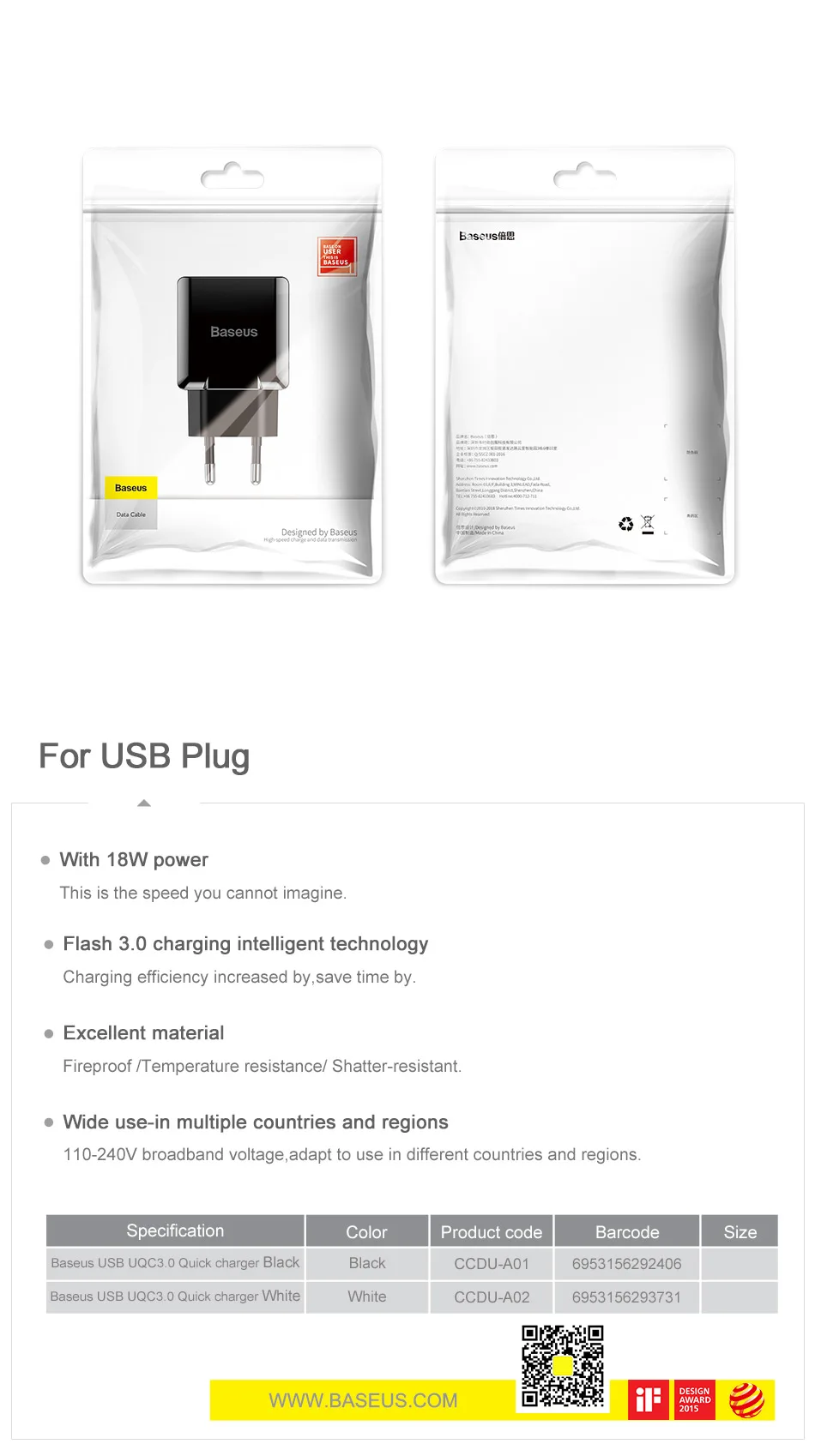 Baseus Quick Charge 3,0 2,0 USB зарядное устройство для iPhone Xiaomi samsung huawei QC3.0 QC Быстрая зарядка турбо настенное зарядное устройство для мобильного телефона