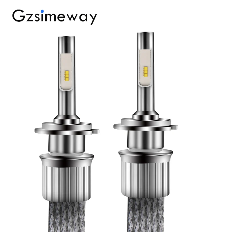 Gzsimeway Автомобильные светодиодные фары H11 H8 6000K H1 H3 H4 H7 H9 Hb3 9005 9012 h27 D2R D2S HB4