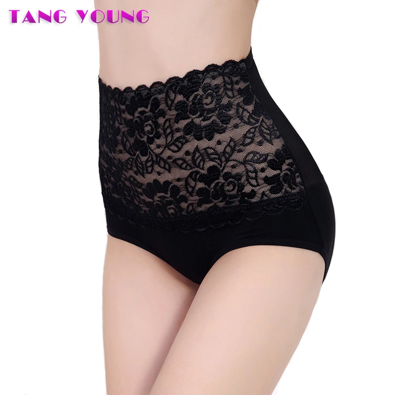 Женское нижнее белье с завышенной талией кружевные трусики регулируемой для