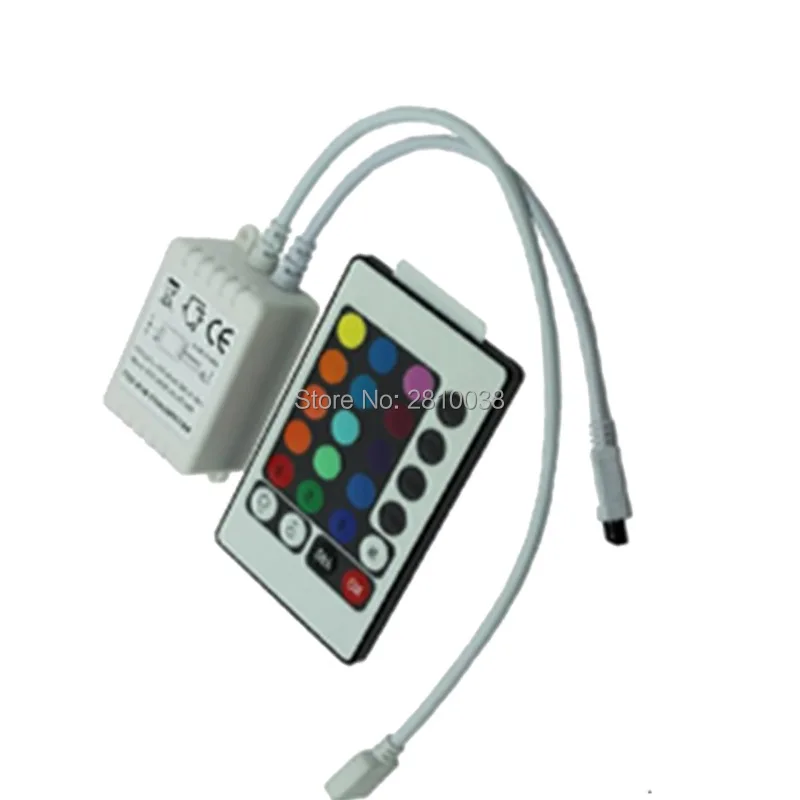 2 шт./лот инфракрасный 44 ключ rgb led контроллер DC 12 24 В 3H общий анод CMOS открытый слив