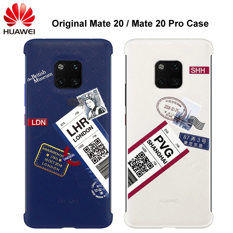 Оригинальный Официальный чехол из поликарбоната для Huawei Mate 20 Pro пластиковая