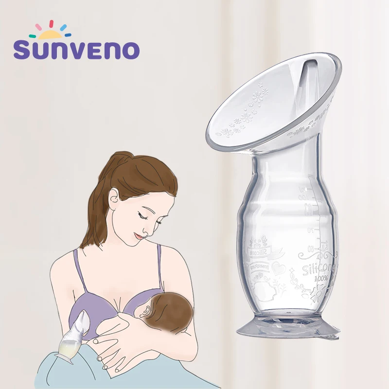 SUNVENO силиконовые ручные молокоотсосы для медсестер сильный отсос молокоотсос бутылочка для кормления