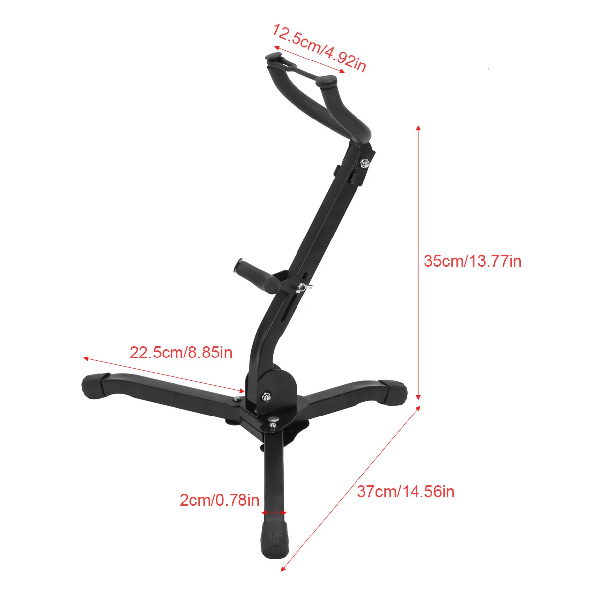 

Alto Tenor Foldable Saxophone Stand Sax Tripod Holder Instrument Accessories