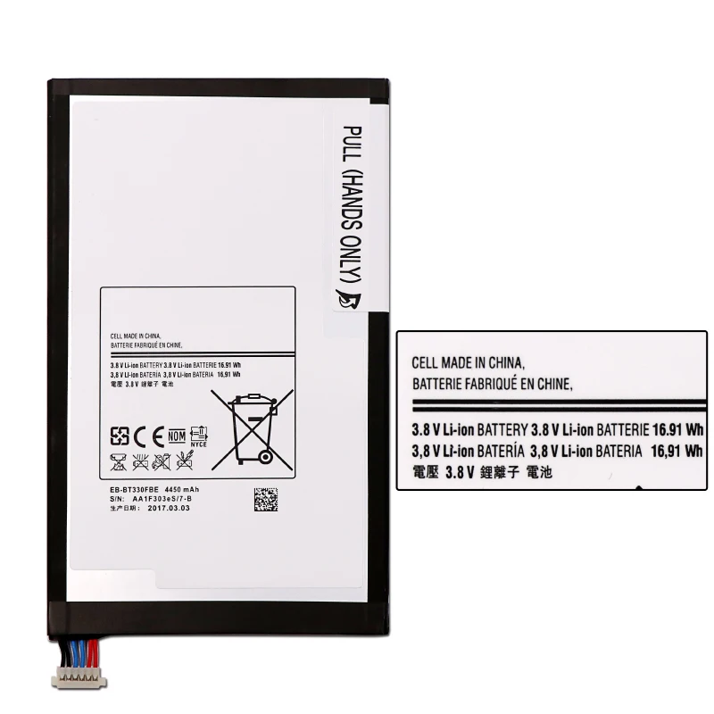 Для Samsung Galaxy Tab 4 8 0 EB BT330FBE SM T330 T331 T335 T331C планшет запасная аккумуляторная батарея