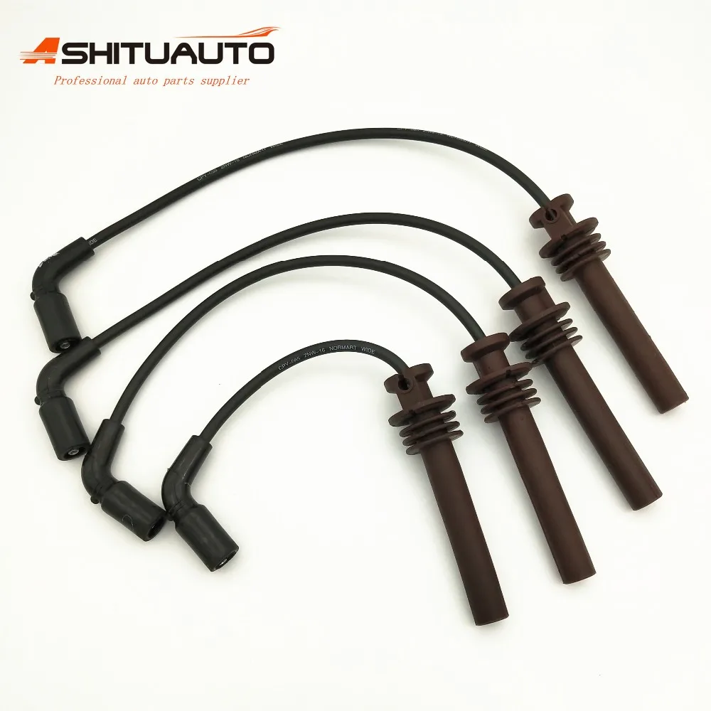 Кабель зажигания AshituAuto 4 шт./компл. для Chevrolet Sail 2010 л 2014 24512550 OEM #24544373|Набор кабелей