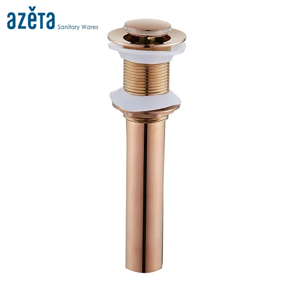 Azeta Бесплатная доставка розовое золото латунь ванная комната флип всплывающий