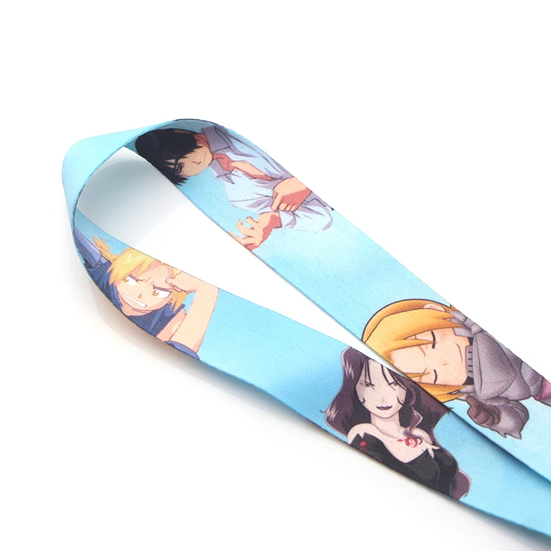P3634 Dongmanli Аниме Стальной Брелок-Алхимик Lanyards держатель удостоверения личности ID карта Пропуск Тренажерный зал мобильный телефон бейдж держатель ключевой ремень