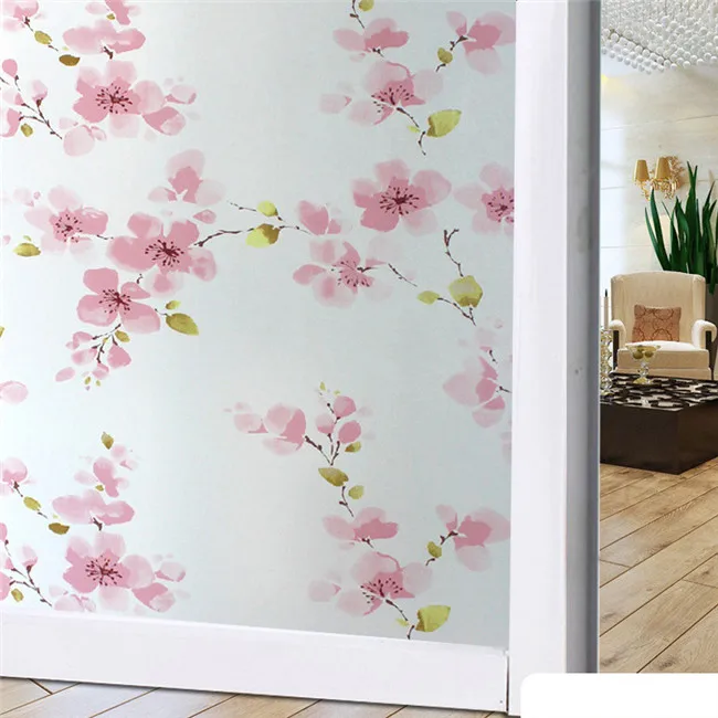 45X100cm 45X100 см, самоклеящаяся пленка на окно, пленка на стекло, наклейка для спальни, матовое стекло, пленка из фольги, водонепроницаемая, маслостойкая - Цвет: 45X100cm