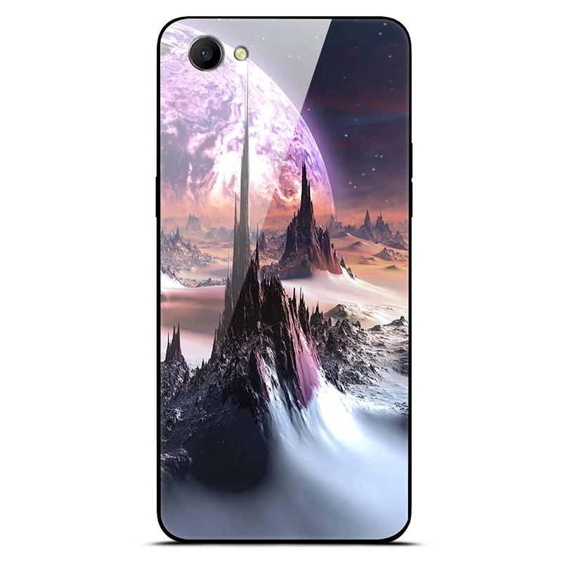 6," для OPPO A 3 Чехол закаленное Стекло задняя крышка OPPOA3 чехол для OPPO A 3 coque для OPPO A 3 звездное пятнистости Стекло чехол для телефона