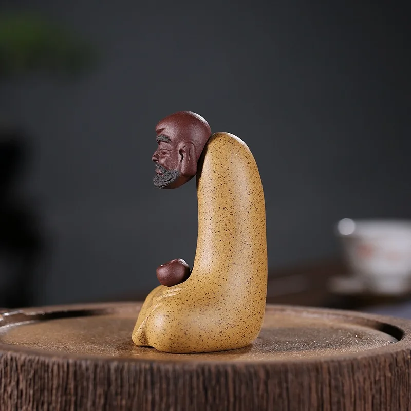 Фото Purple sand tea pet Damour ornaments Dharma buddha statues buddhist gifts home decor ceramic handmade crafts Дом и сад Purple sand tea pet Damour ornaments Dharma buddha statues buddhist gifts home decor ceramic handmade crafts Дом и сад