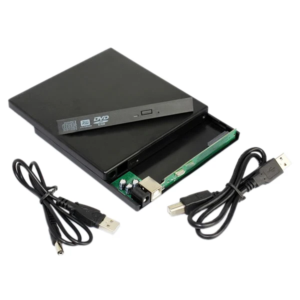 

Внешний чехол для ноутбука USB на Sata CD DVD RW Drive Caddy