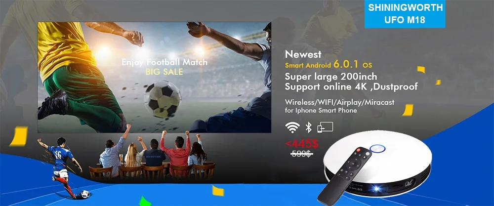 Умный Android wifi видео домашний кинотеатр светодиодный портативный мини HD DLP 3D проектор ТВ коробка для Full HD 1080P HDMI 4K с IP tv Live tv