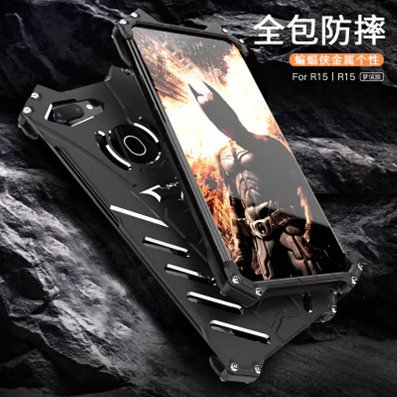 R JUST Бэтмен Металл противоударный Алюминий сплав тяжелых protectionphone чехол для OPPO
