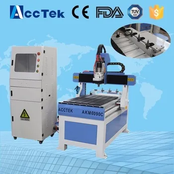 Расширенный линейный счетчик древесины мини ЧПУ маршрутизатор AKM6090C с простой