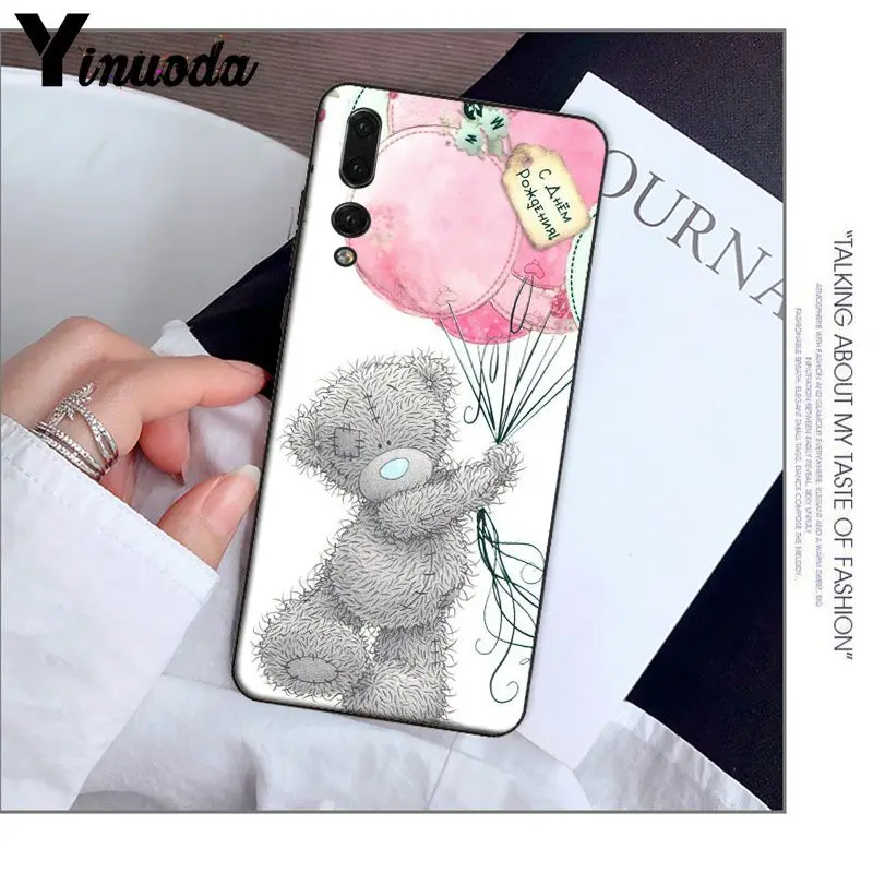 Yinuoda Tatty Teddy Bear Me To You мягкий чехол для телефона из ТПУ Huawei Mate10 Lite P20 Pro P9 P10 Plus Mate9 10 Honor