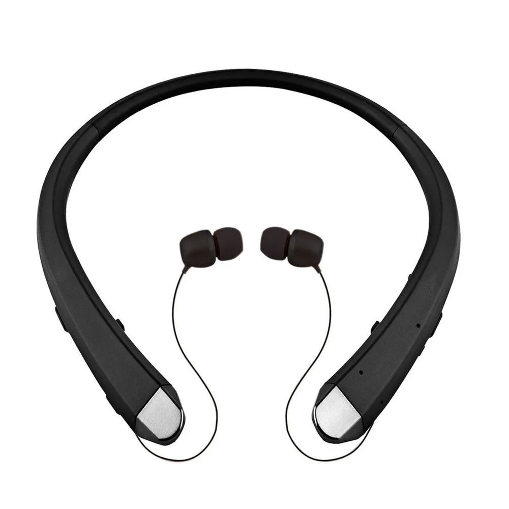 Беспроводная Bluetooth гарнитура спортивные наушники выдвижные Наушники стерео для