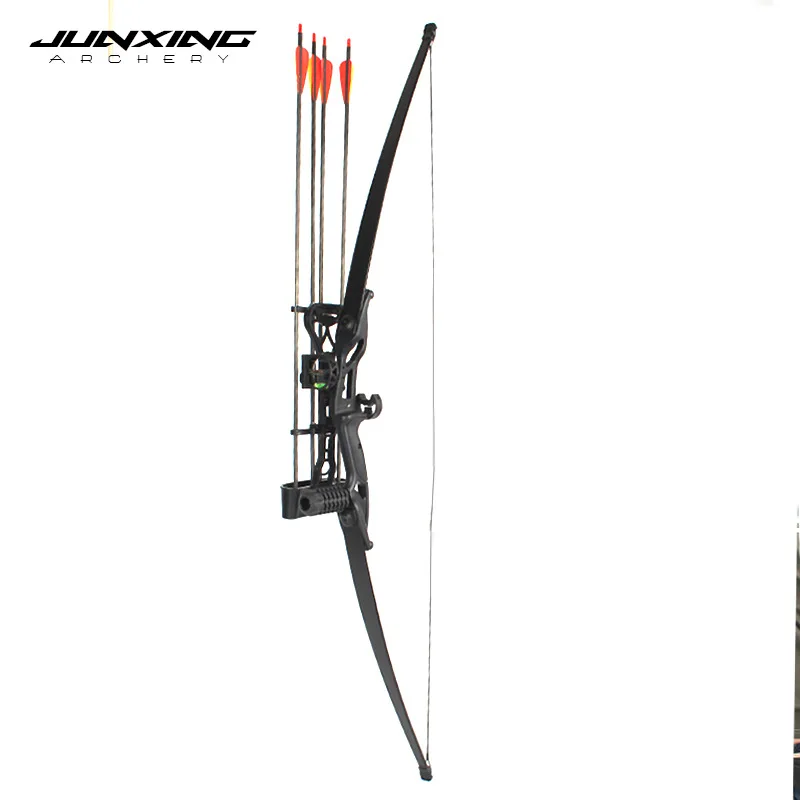 Рекурсивный лук 56 &quotАмериканский охотничий черный/красный камуфляж/Камуфляж