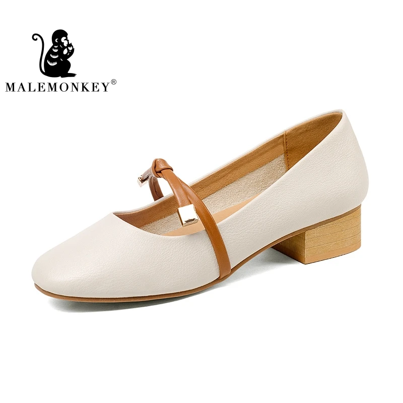 Женские лоферы Обувь с острым носком и бантом бабочкой Кожаная женская