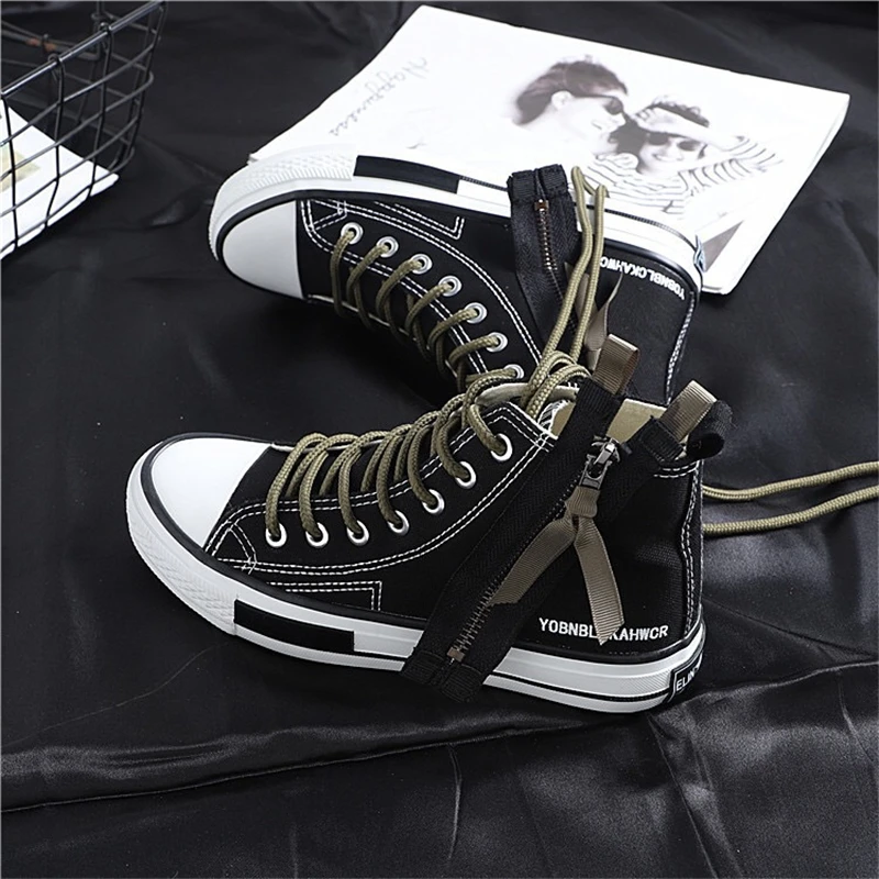 19 Весенняя Новинка на молнии высокие туфли из текстиля женская обувь
