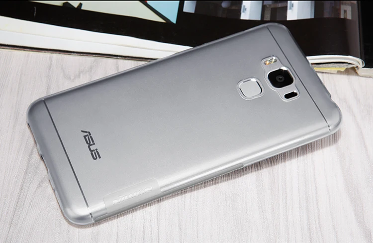Чехол для Asus Zenfone 3 Max ZC553KL оригинальный прозрачный мягкий силиконовый чехол Nillkin