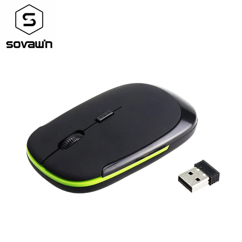 Беспроводная оптическая мышь 2 4 ГГц USB приемник 1200 DPI ультратонкая беспроводная
